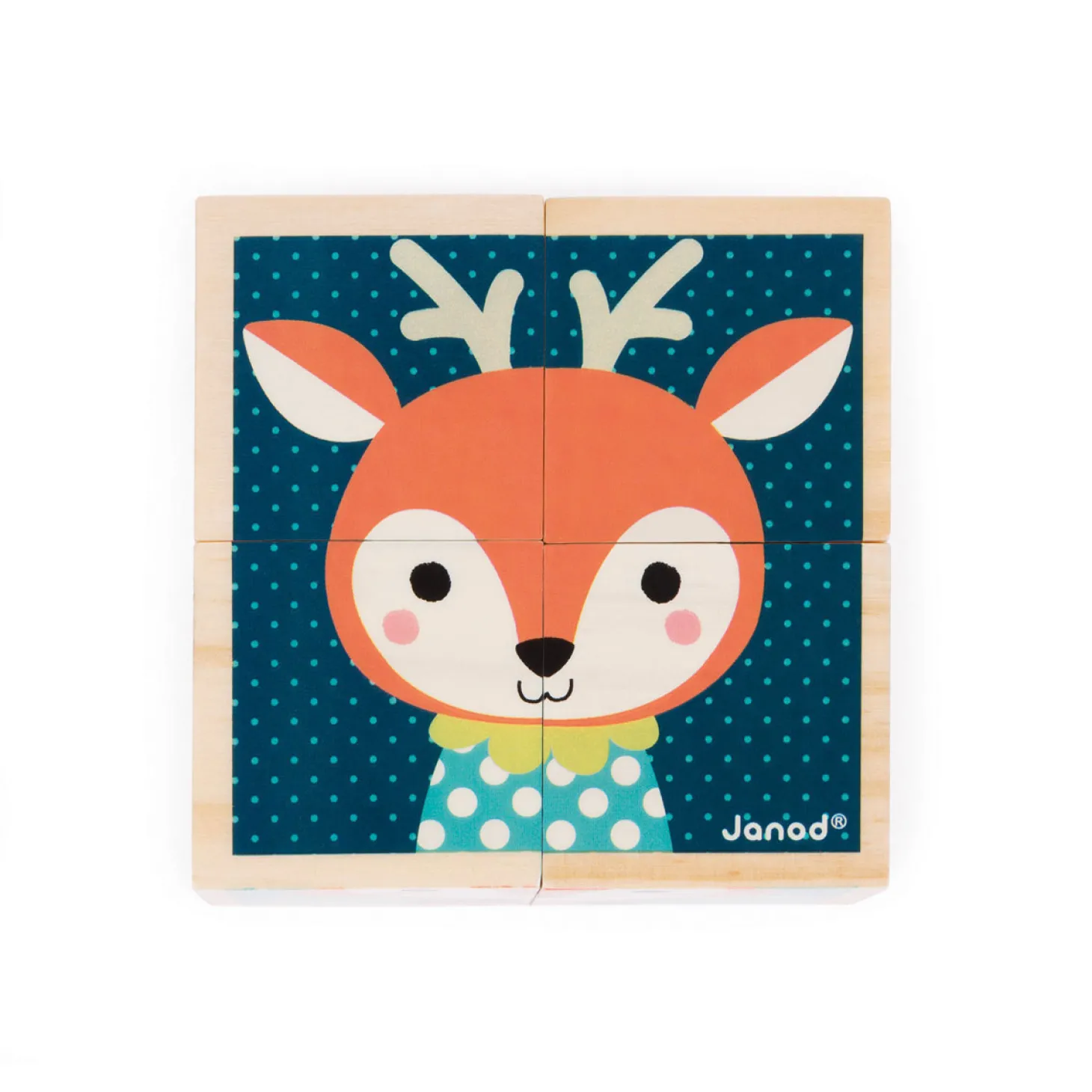 Janod Blokpuzzel - Bosdieren