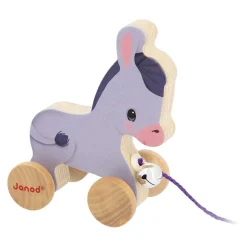 Janod Boerderij - Houten Trekfiguur Ezel