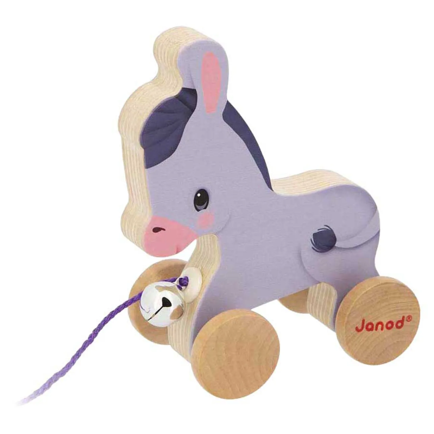 Janod Boerderij - Houten Trekfiguur Ezel