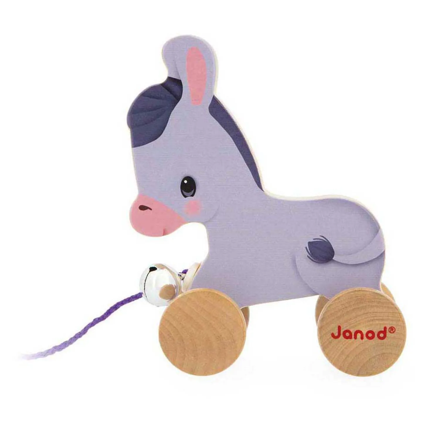 Janod Boerderij - Houten Trekfiguur Ezel