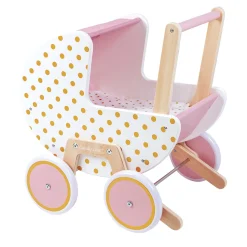 Janod Candy Chic -  Houten Poppenwagen