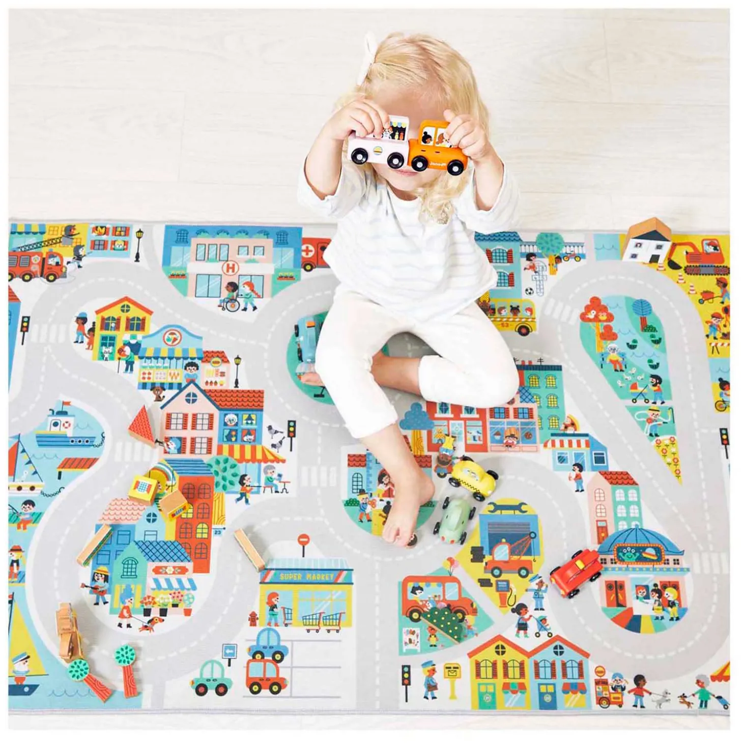 Janod Crossroads - Speelmat de Stad