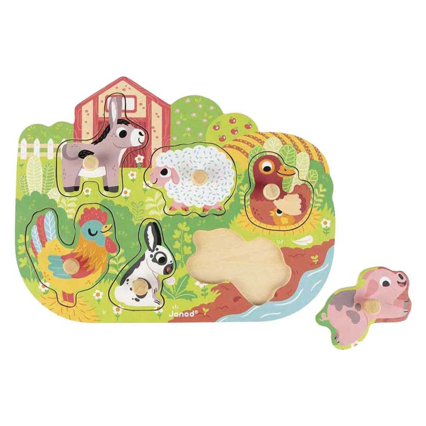Janod Knoppuzzel - Boerderij