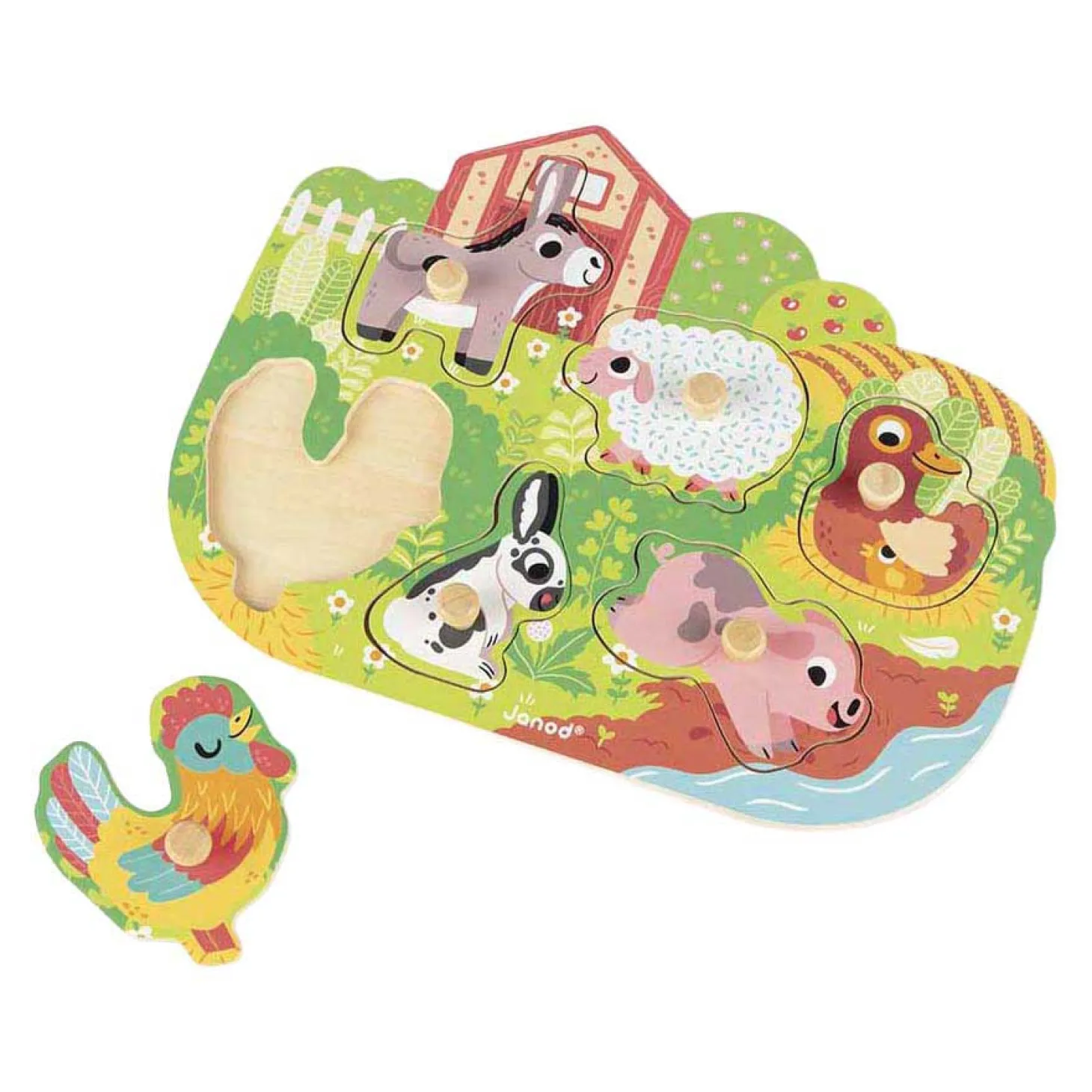 Janod Knoppuzzel - Boerderij