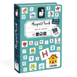 Janod Magnetibook - Alfabet Engelstalig