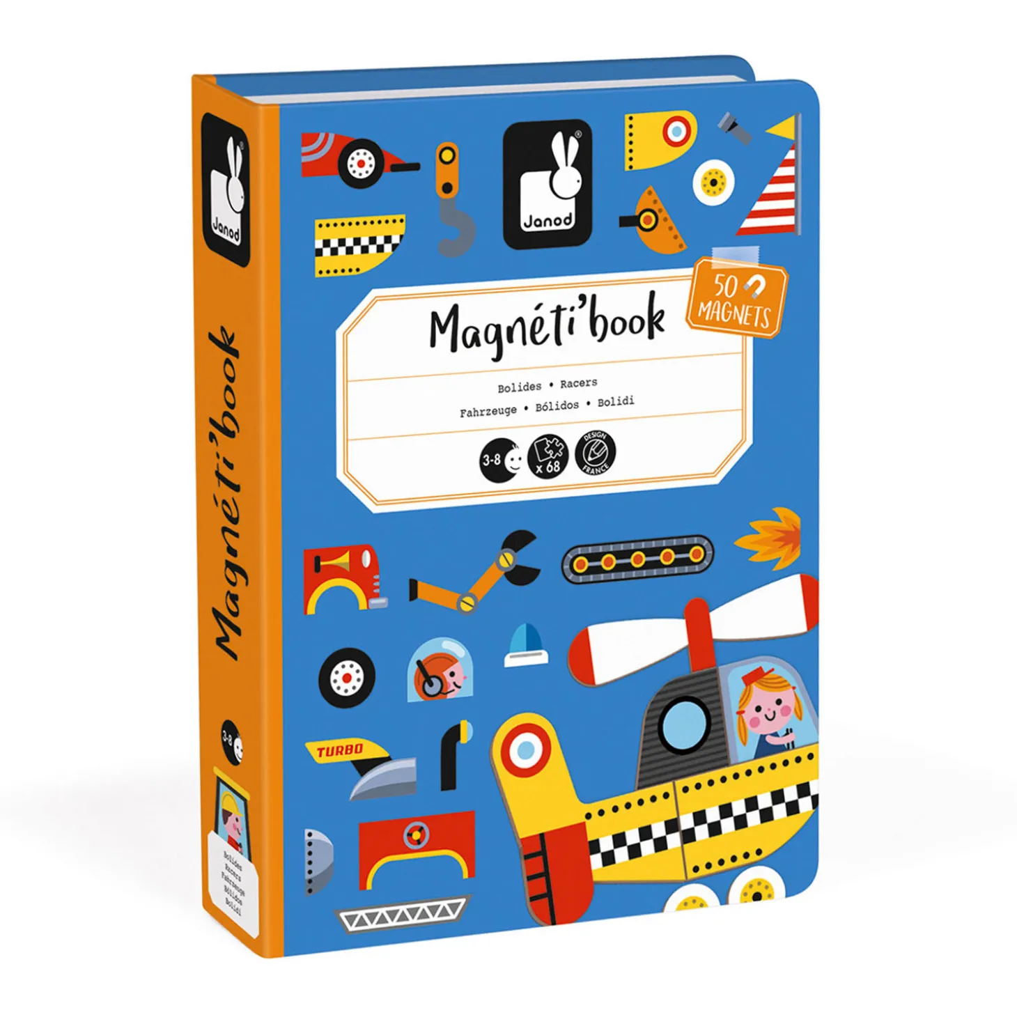 Janod Magnetibook - Racers