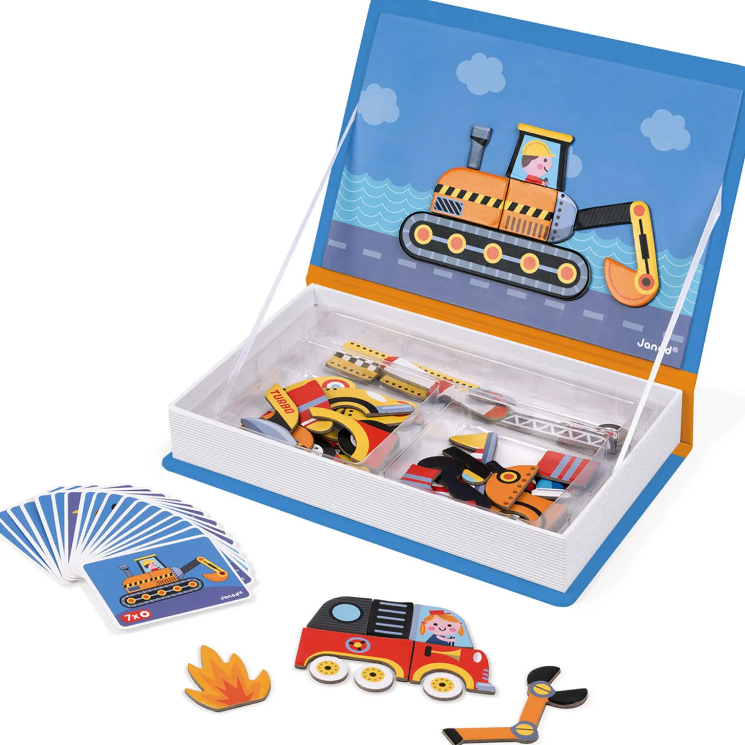 Janod Magnetibook - Racers