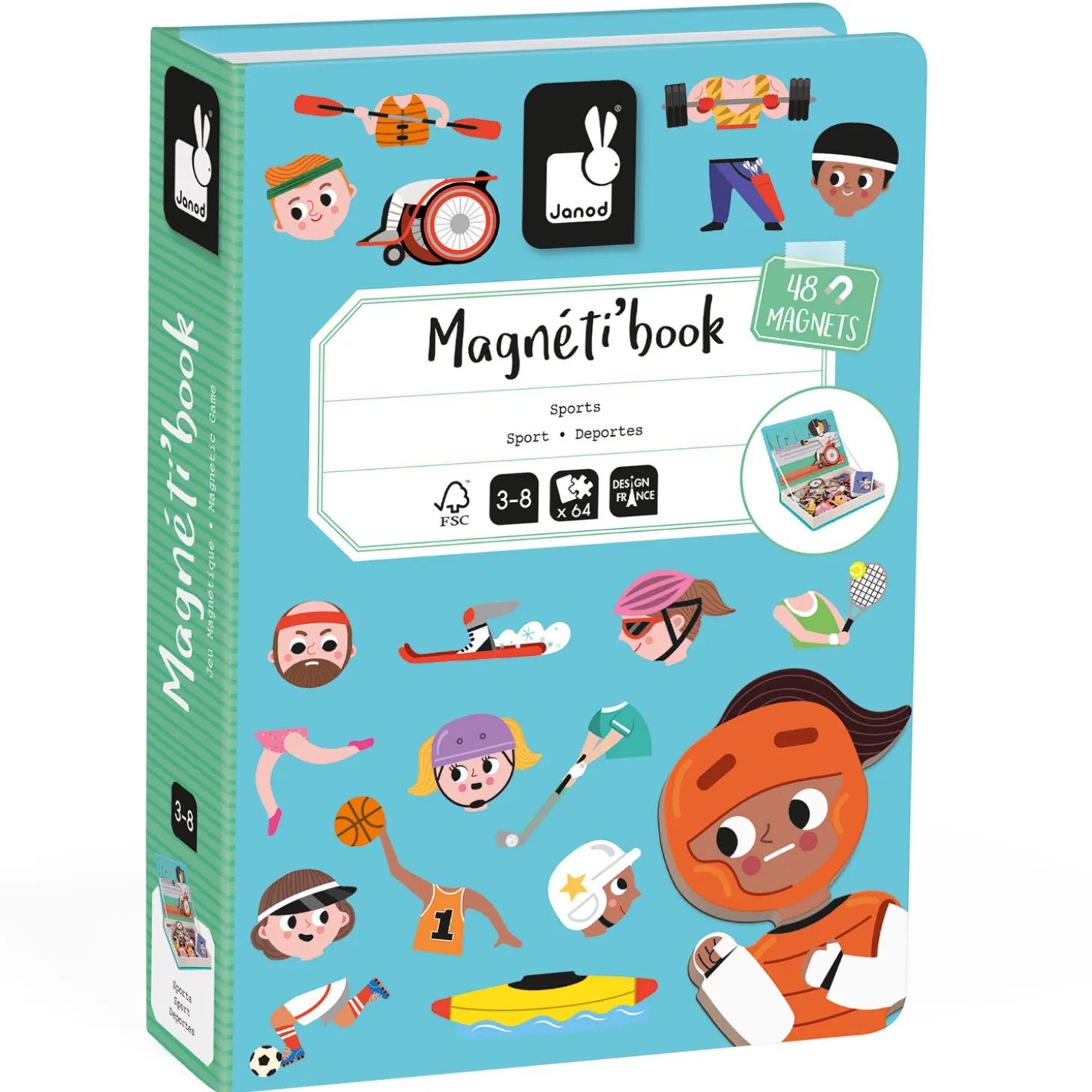 Janod Magnetibook - Sporten