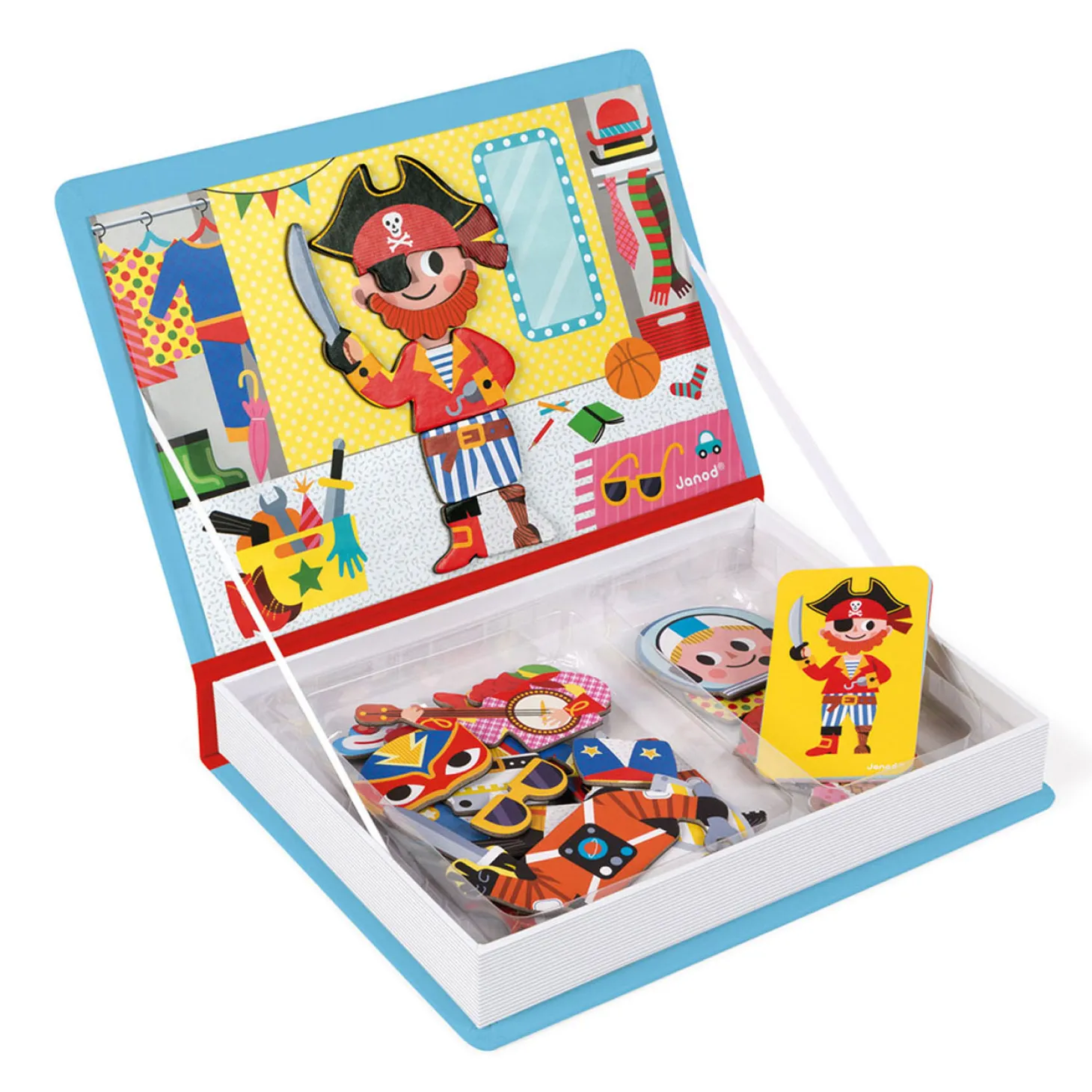 Janod Magnetibook - Verkleedfeest Jongens