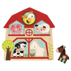 Janod Muzikale Puzzel - De vrienden van de boerderij