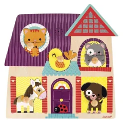 Janod Muzikale Puzzel - Mijn kleine vrienden