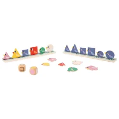 Janod Pedagogie - Houten Vogels Sorteren op Kleur, Grootte en Vorm