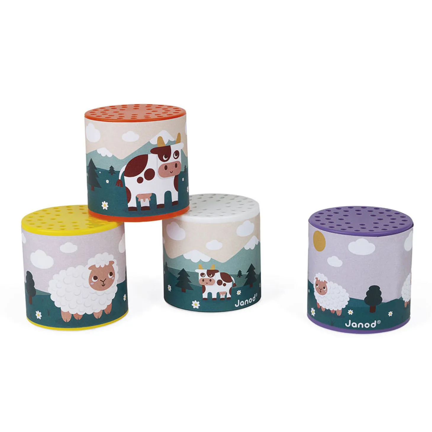 Janod Pocket Moo & Baa Geluidendoosje
