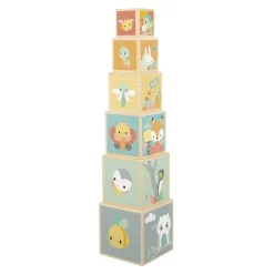 Janod Pure - Houten Blokkentoren - 6dlg.