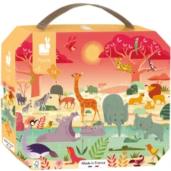 Janod Puzzel - Het Dierenreservaat, 54st.