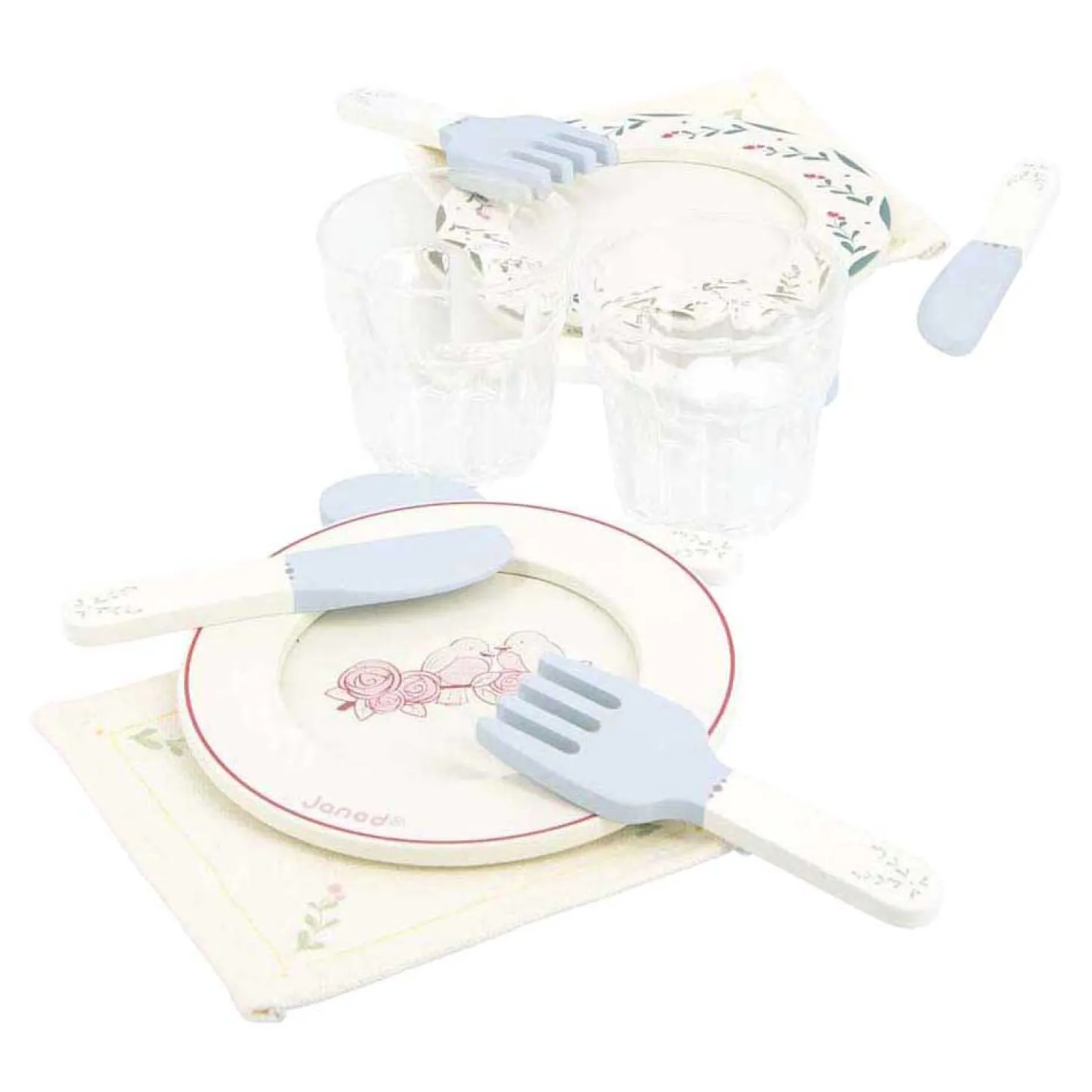 Janod Shiny Grandma - Houten Thee servies - 25dlg.