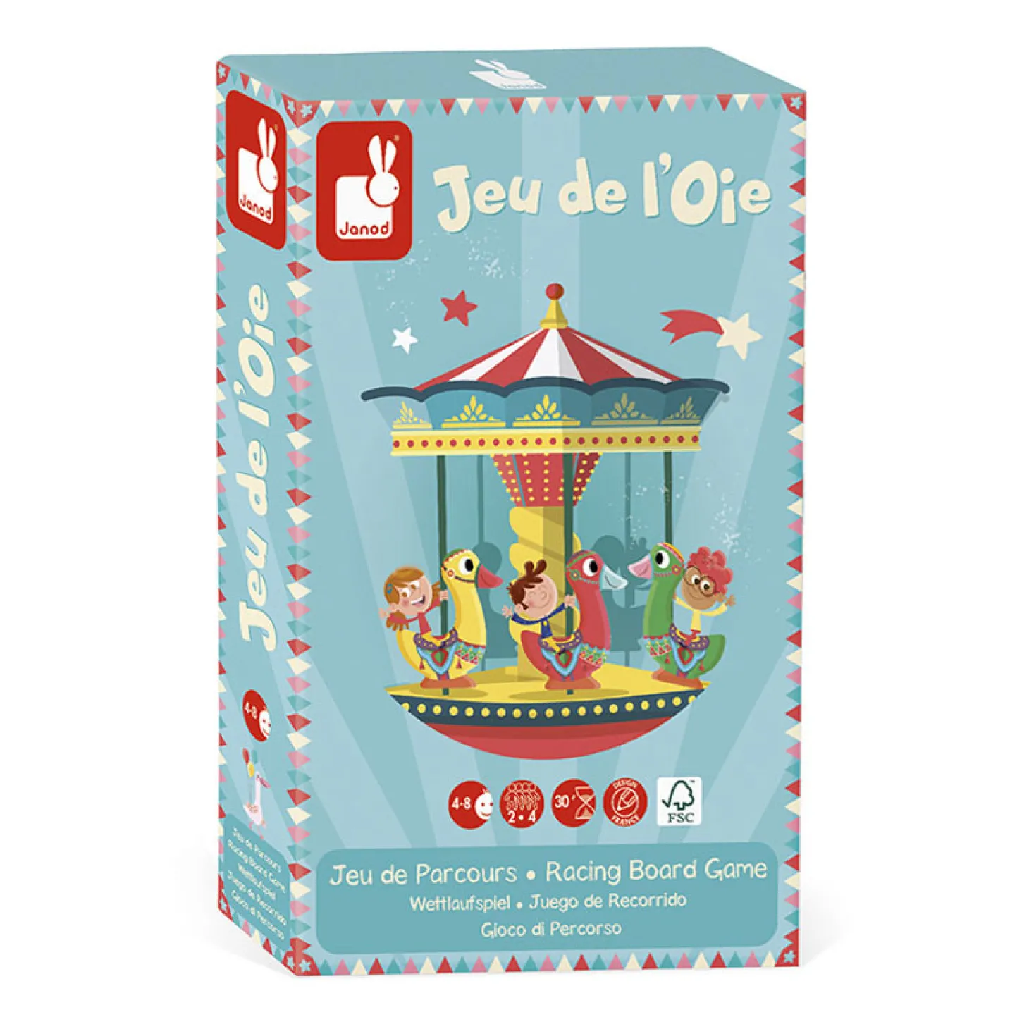 Janod Spel - Carrousel Ganzenbord