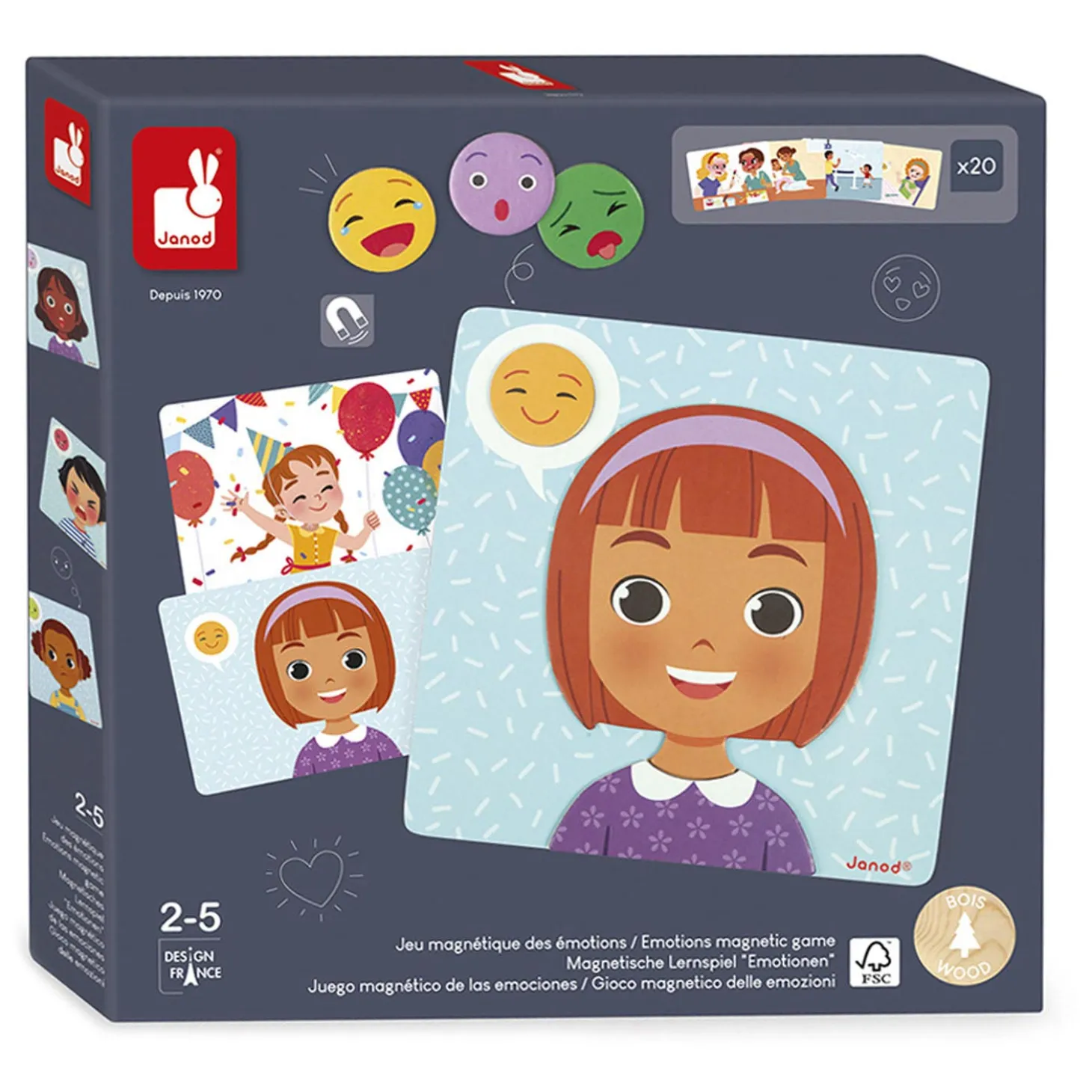 Janod Spel - Magnetische Emoties