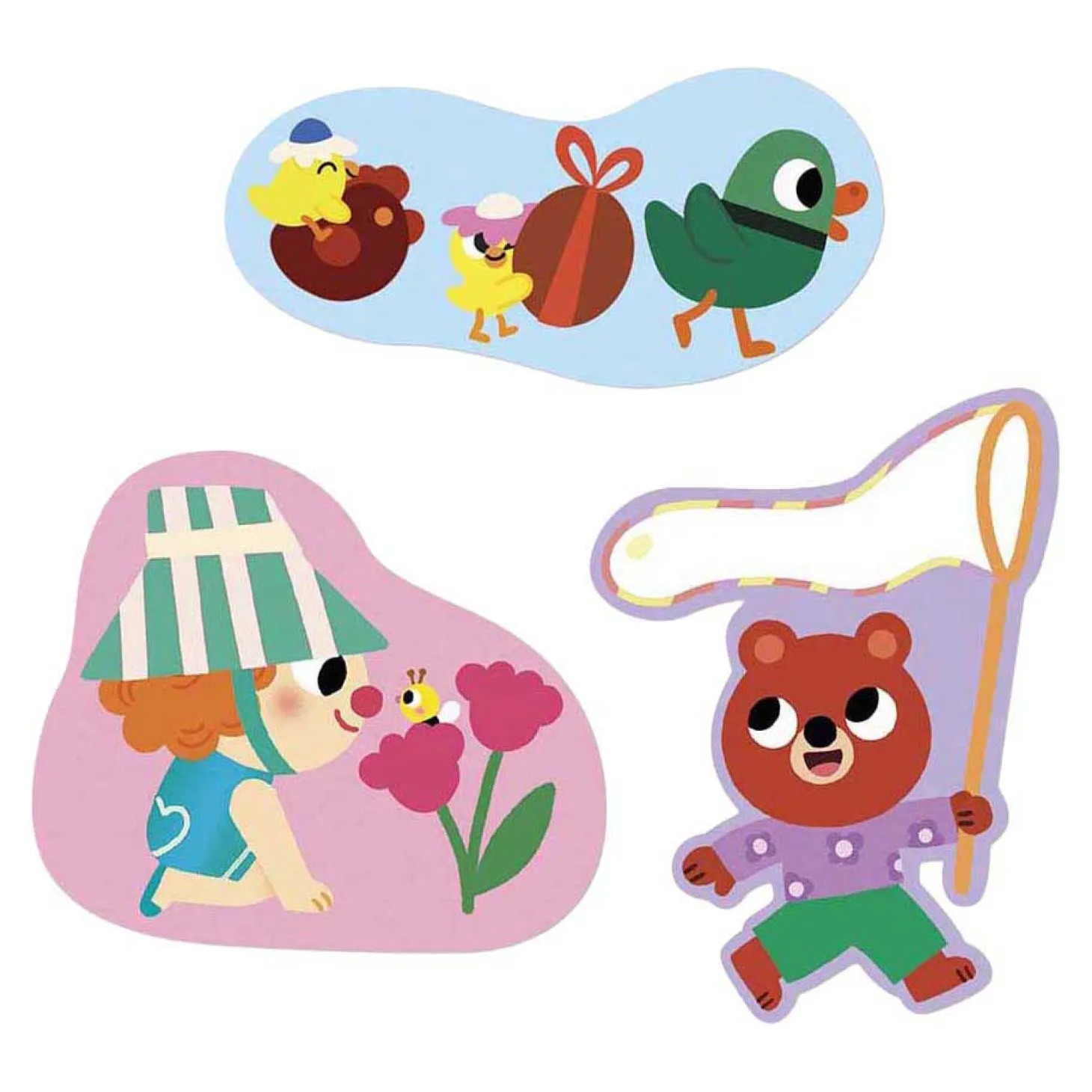 Janod Stickers - 50 Grote Stickers Lente