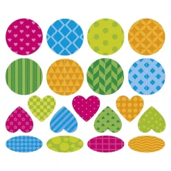 Janod Stickers - Stickervel met 150 Stickers Geometrische Vormen