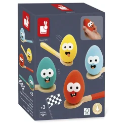 Janod Verjaardagsspel - Eieren Race Hout