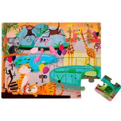 Janod Voelpuzzel - Een dag in de Dierentuin