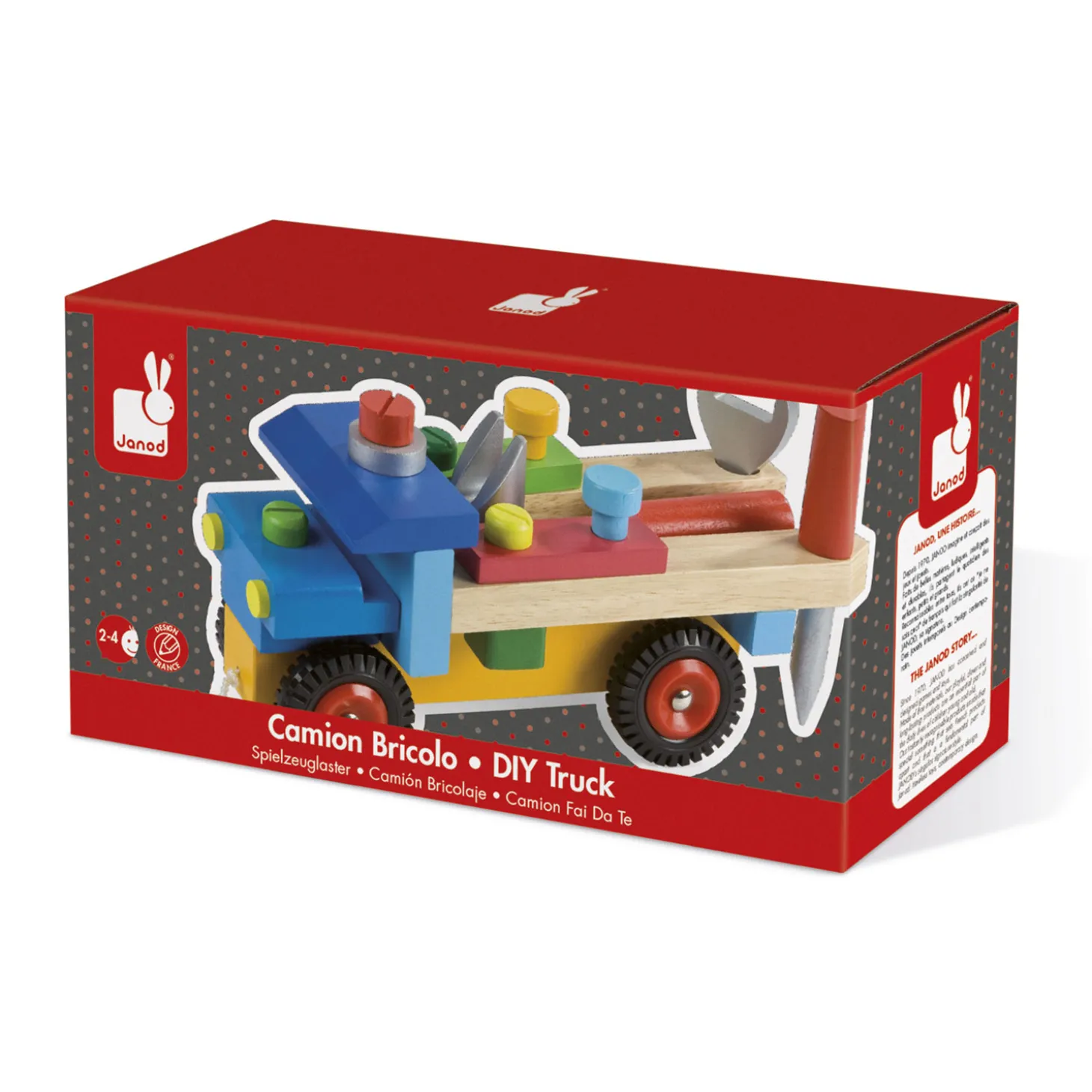 Janod Vrachtwagen met Accessoires