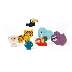 Janod WWF - Chunky Hout Puzzel Jungle