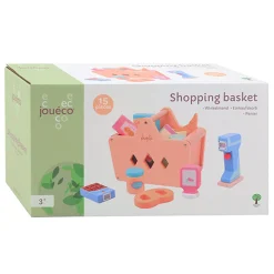 Joueco Gevulde Houten Winkelmand