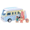 Joueco Houten Retro Strandbus met Accessoires