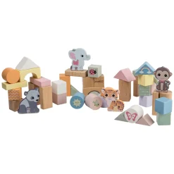 Joueco The Wildies Houten Blokken, 50st