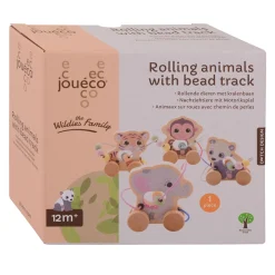 Joueco The Wildies Houten Dier met Kralenbaan