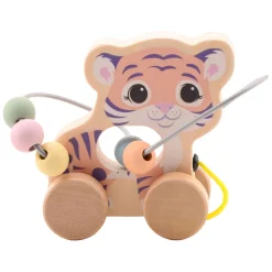 Joueco The Wildies Houten Dier met Kralenbaan