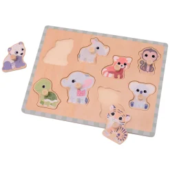 Joueco The Wildies Noppenpuzzel, 8st.