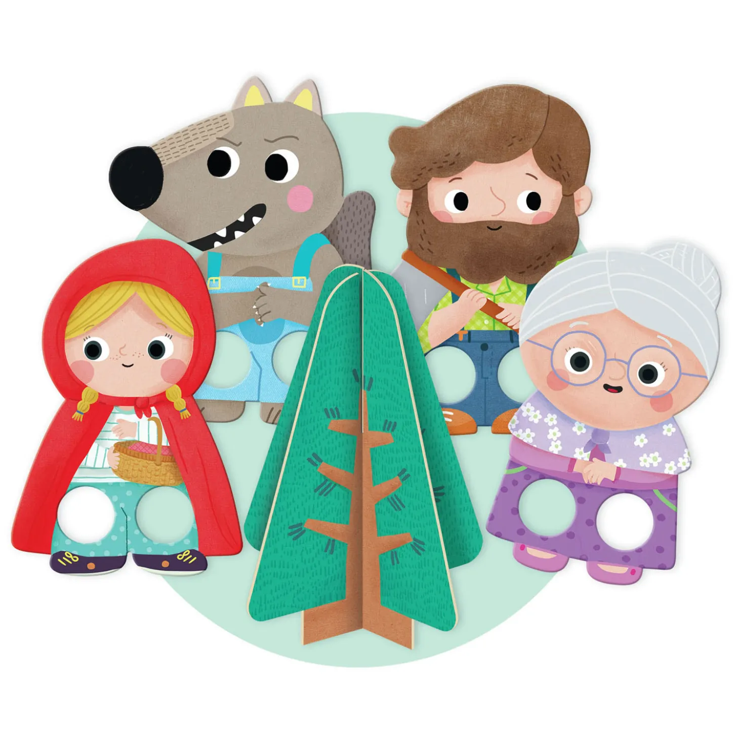 Jumbo Goula Legpuzzel XXL Roodkapje, 30st.