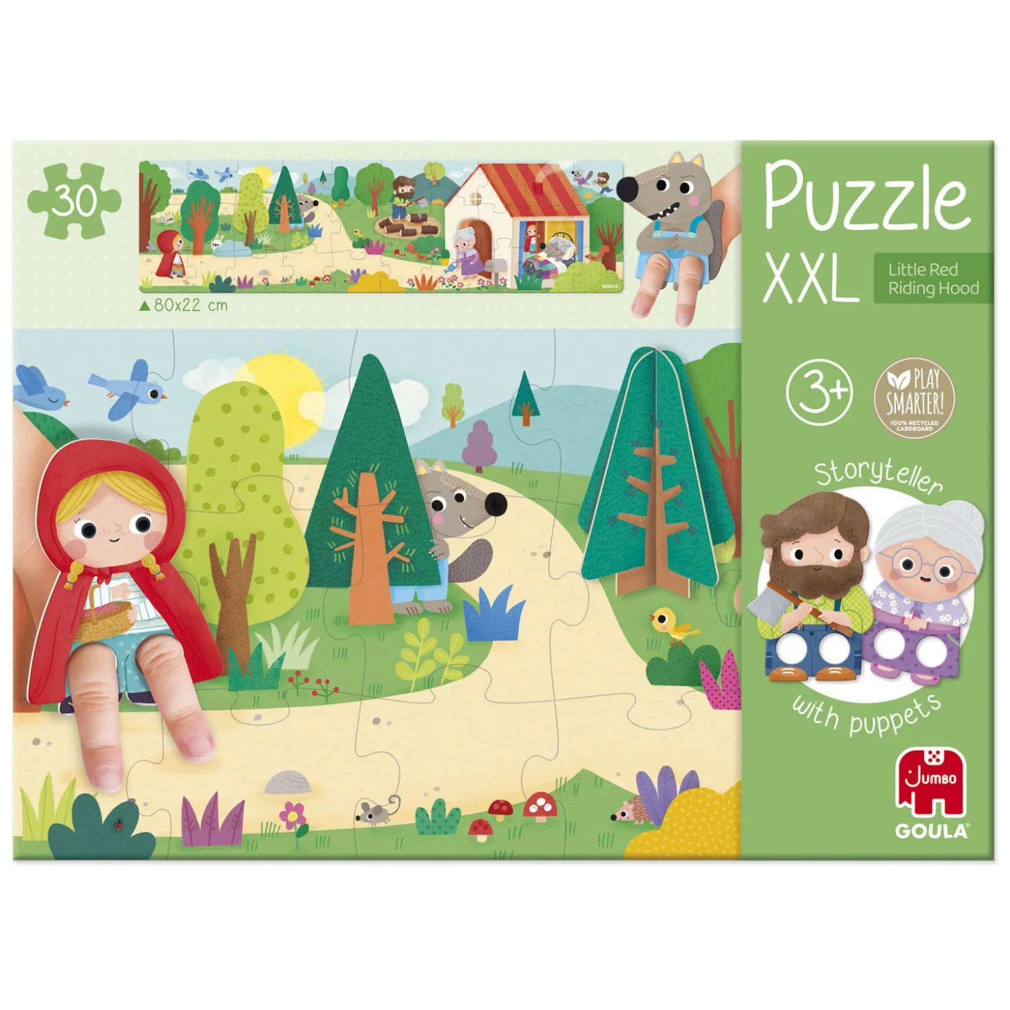 Jumbo Goula Legpuzzel XXL Roodkapje, 30st.