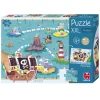 Jumbo Goula Legpuzzel XXL Piraten, 48st.