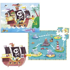 Jumbo Goula Legpuzzel XXL Piraten, 48st.