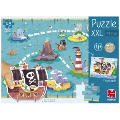 Jumbo Goula Legpuzzel XXL Piraten, 48st.