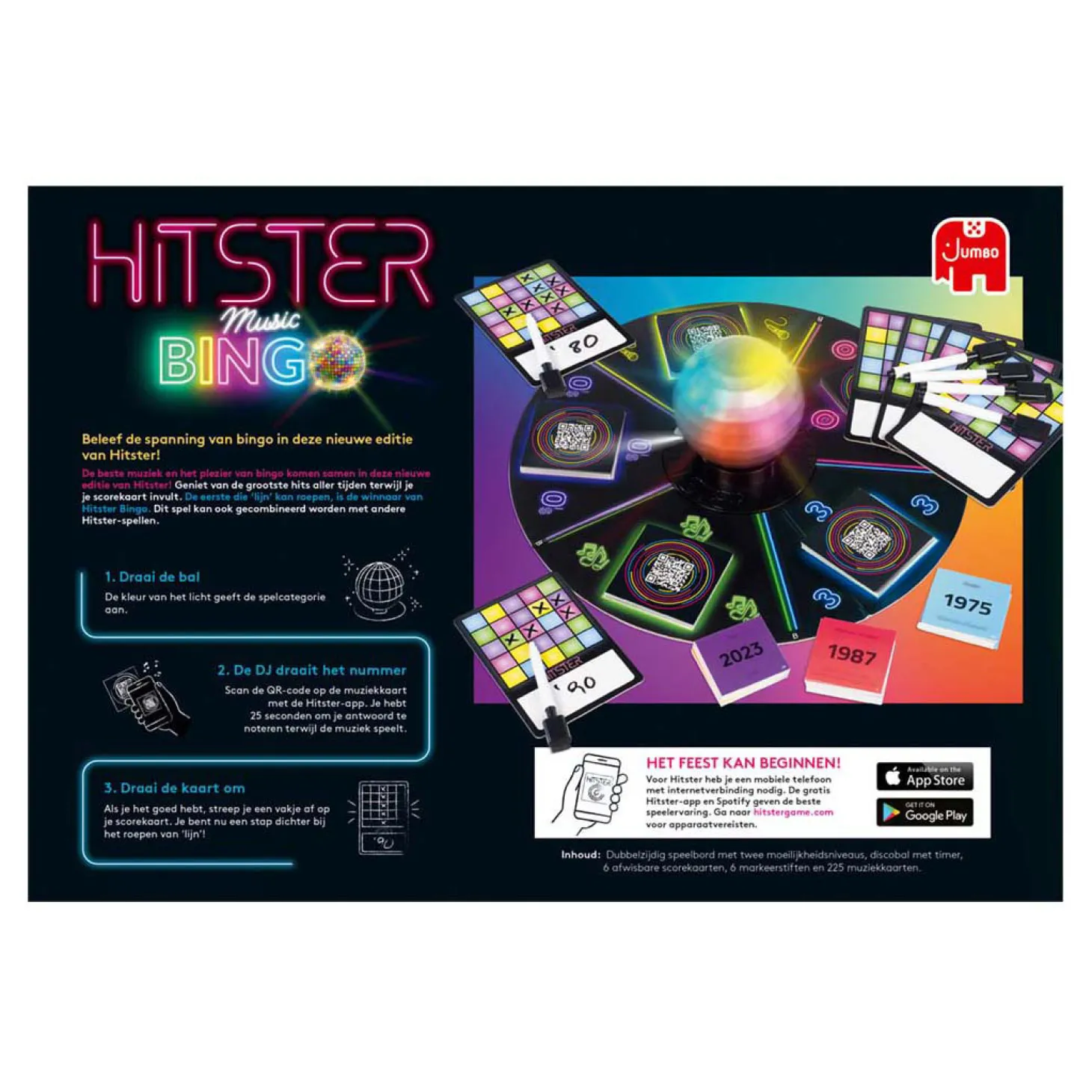 Jumbo Hitster Bingo Gezelschapsspel
