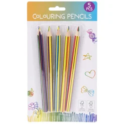 Jumbo Kleurpotloden Multicolor, 5st.