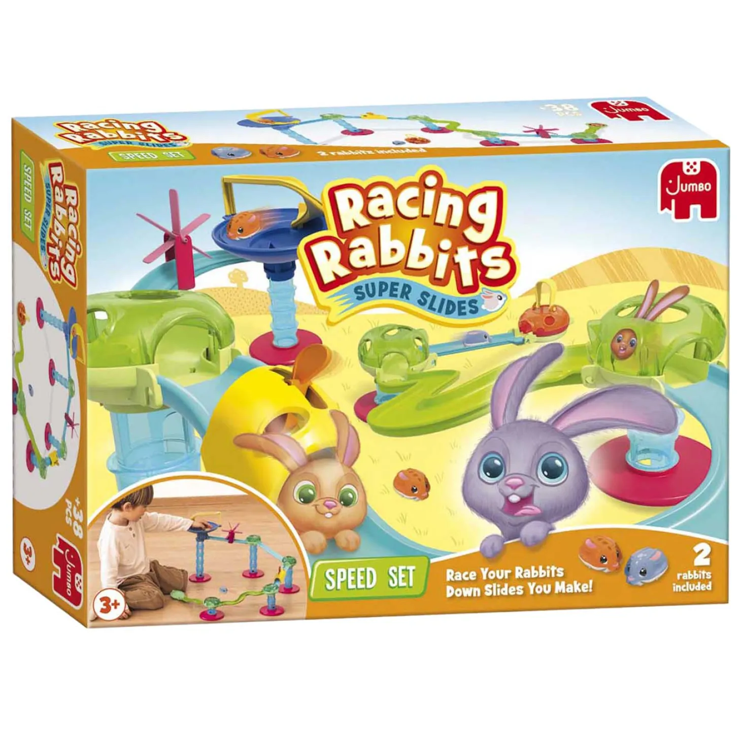 Jumbo Racing Rabbits Starter Set - 2 Konijnen