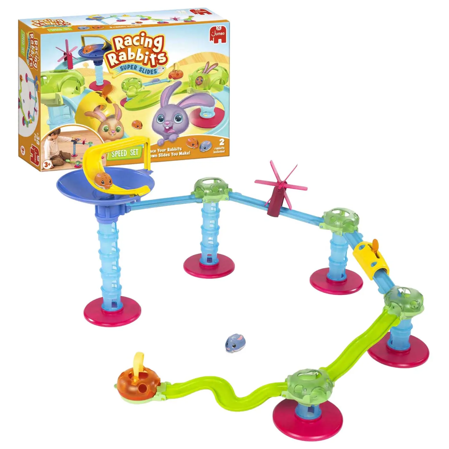 Jumbo Racing Rabbits Starter Set - 2 Konijnen