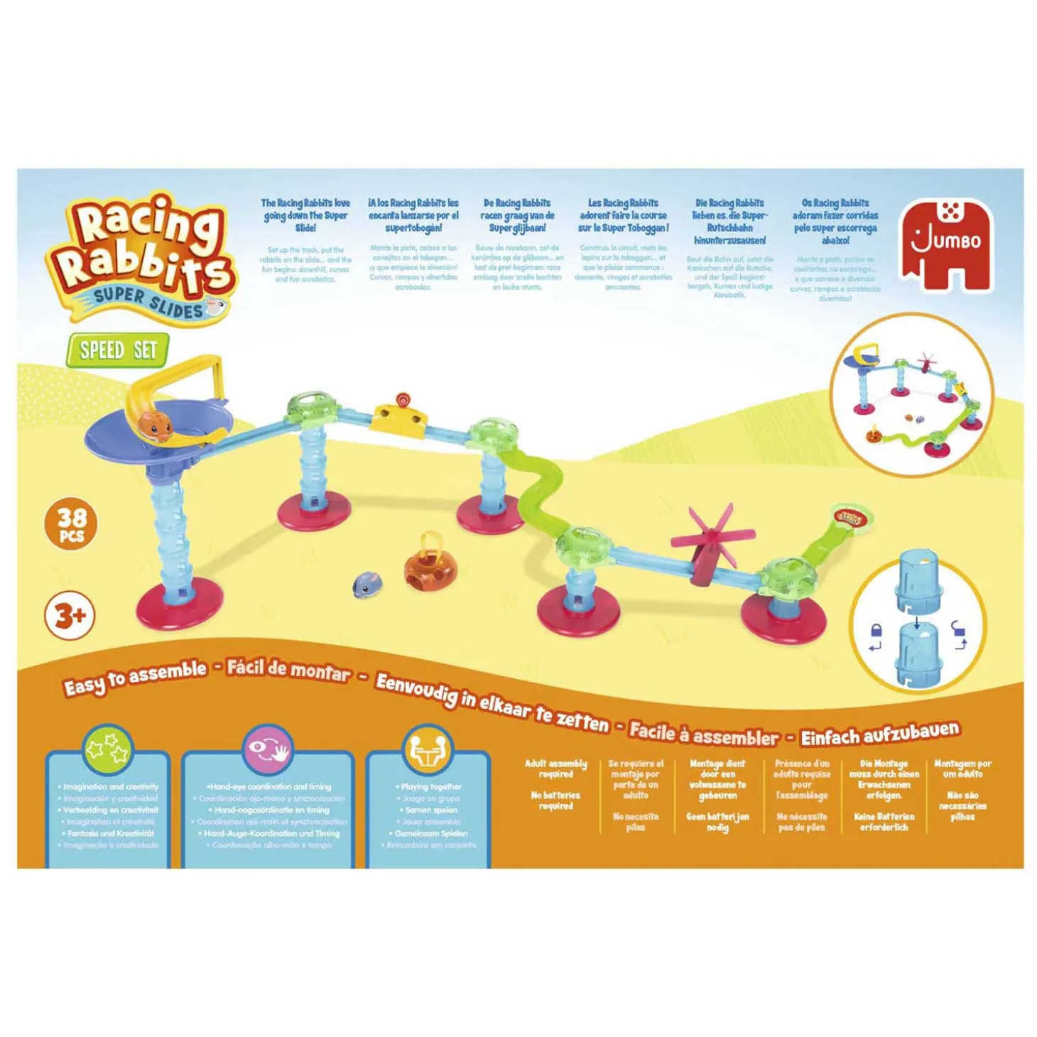 Jumbo Racing Rabbits Starter Set - 2 Konijnen