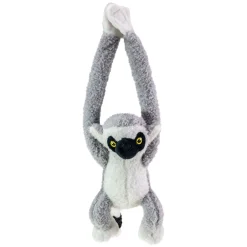 Jungle Mates Knuffel - Lemur Maki Grijs Zwart