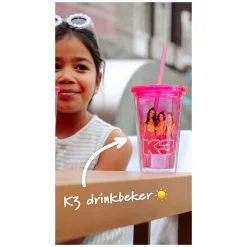 K3 Drinkbeker Met Rietje