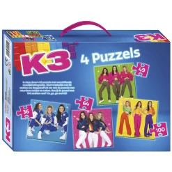 K3 4in1 Puzzel - Sterretjes