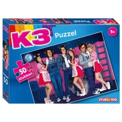 K3 Legpuzzel 3 Biggetjes en de Wolven, 50st.