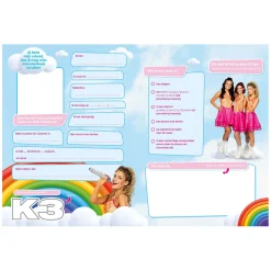 K3 Vriendenboek - Lied van de Zeemeermin