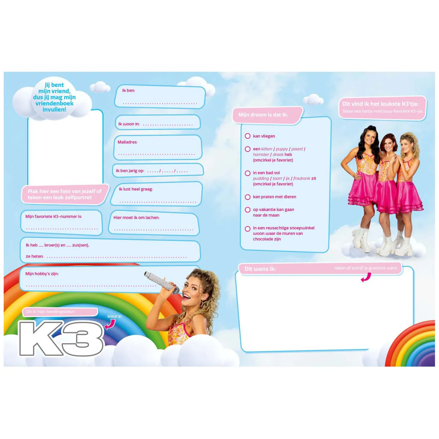 K3 Vriendenboek - Lied van de Zeemeermin